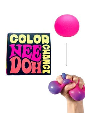 🌟 NEW 💖PINK NeeDoh Color-Changing Squishy by Schylling 🌟